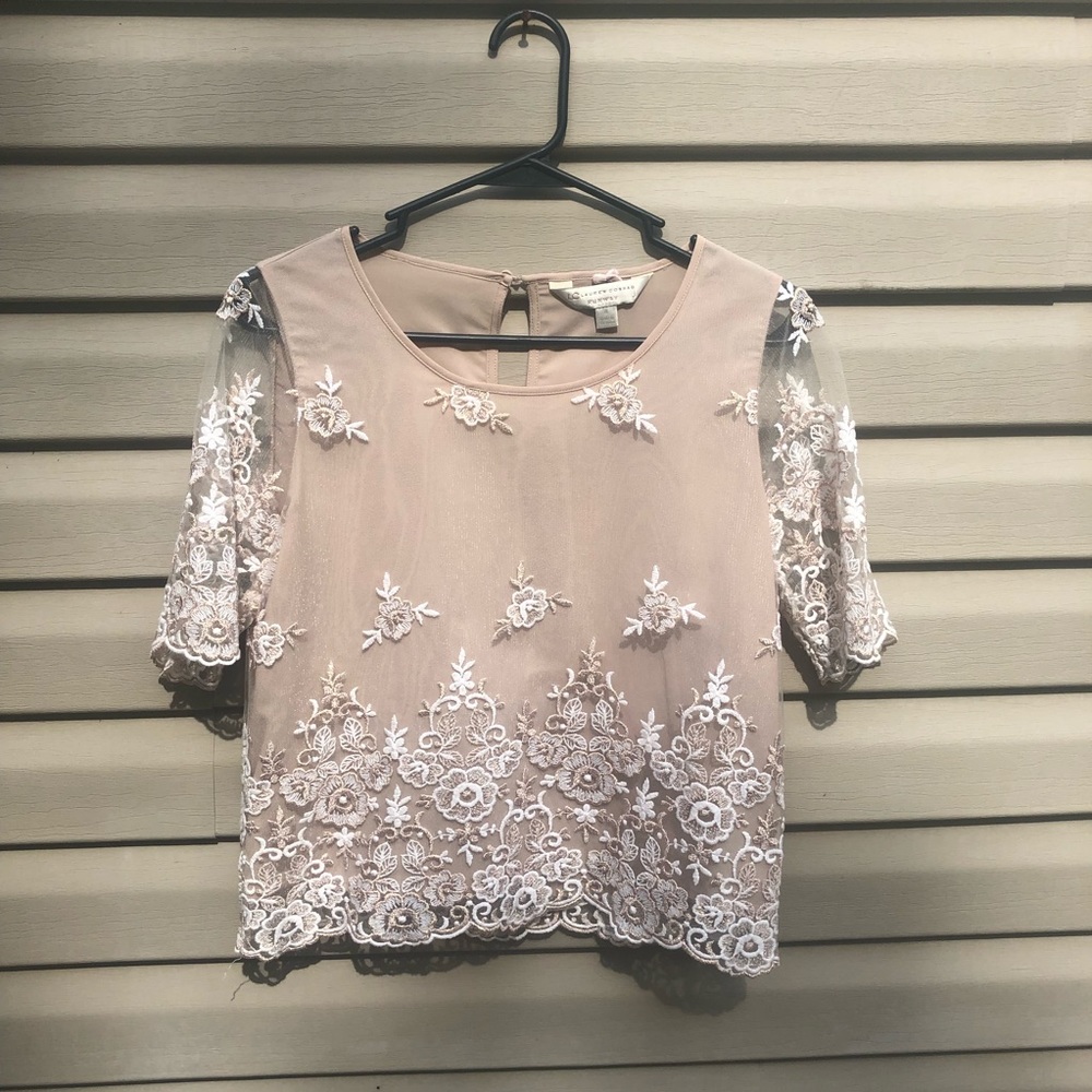 Lauren Conrad Runway Gold Blouse